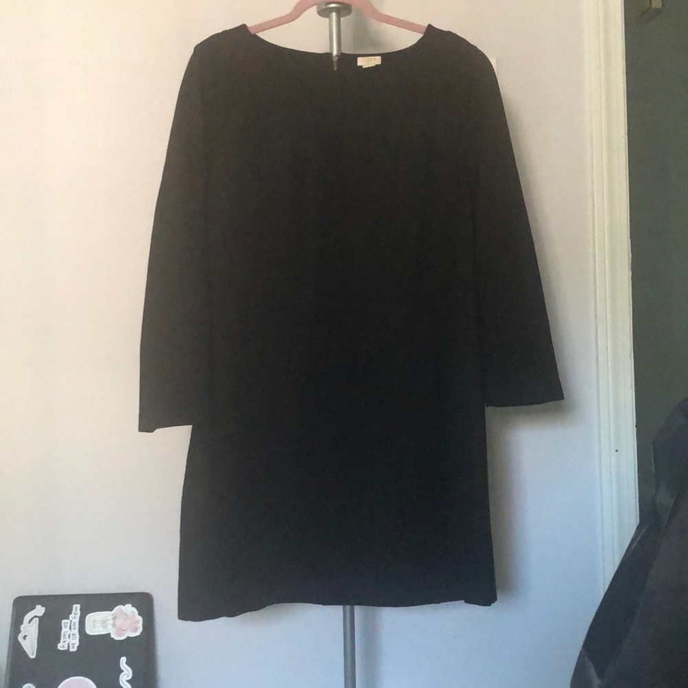 Black j crew dress!